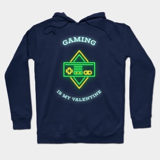 Gaming is my Valentine - Green/Yellow Hoodie